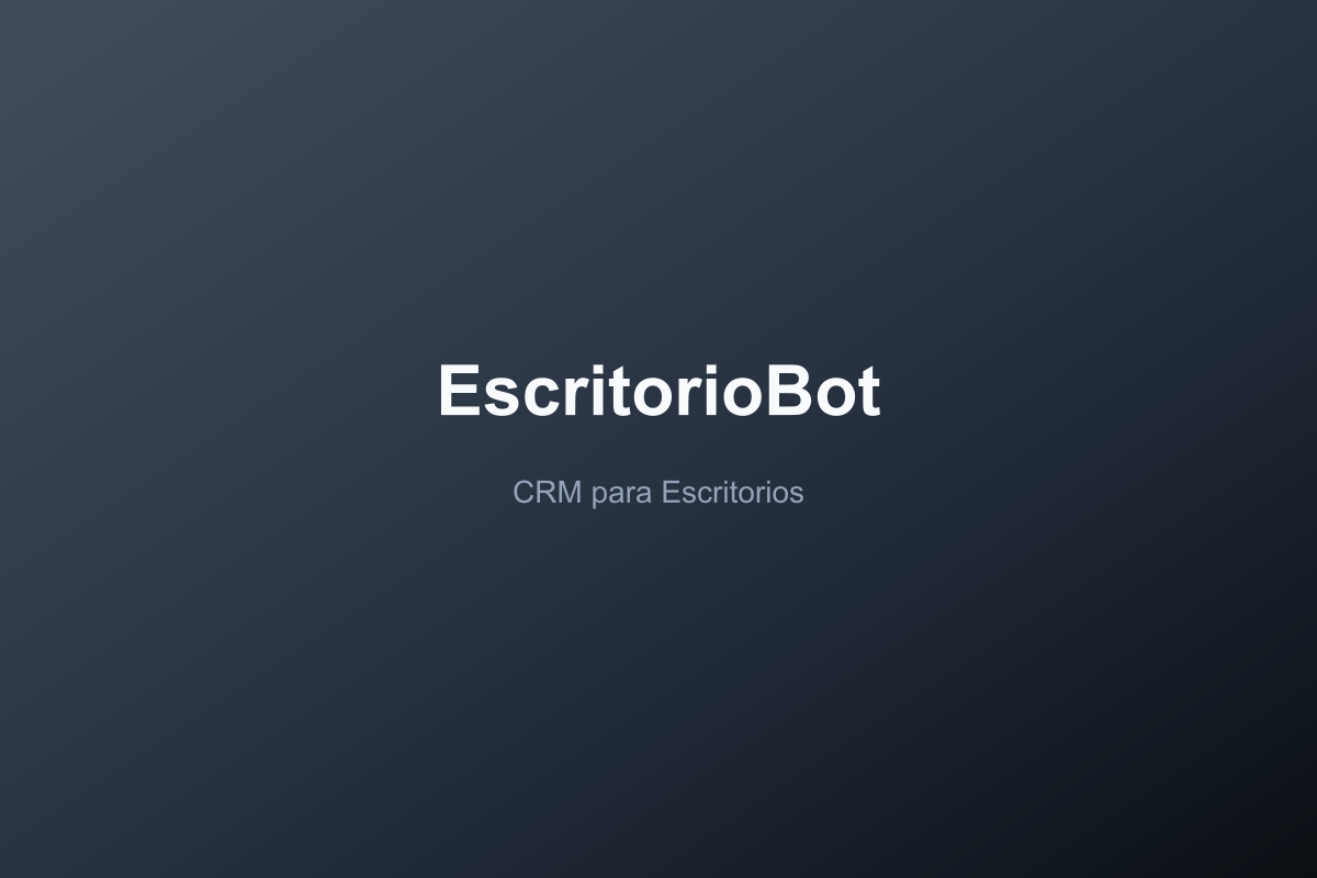 EscritorioBot Gestão de Escritórios